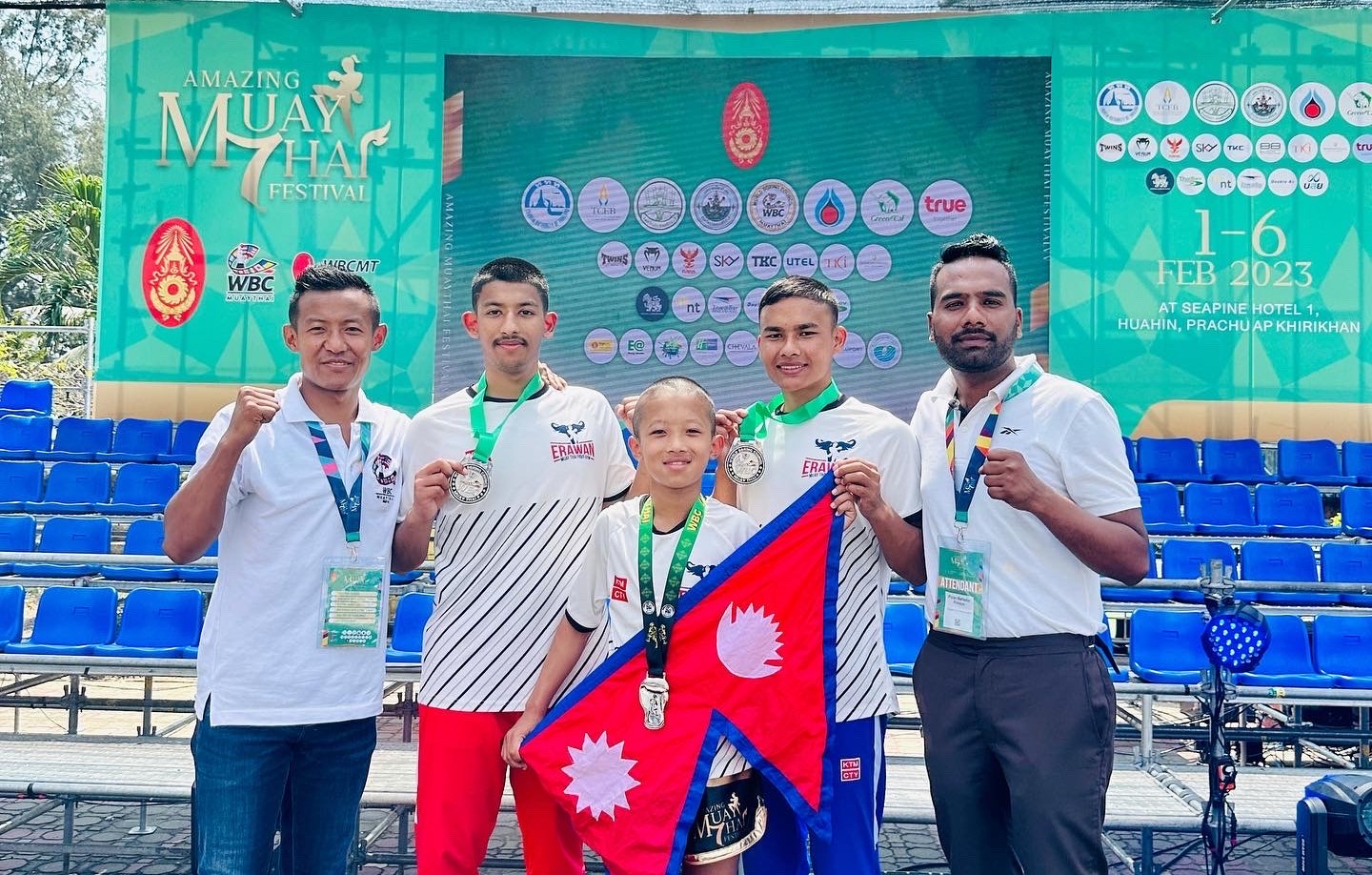 थाइल्याण्डमा नेपाललाई तीन रजत पदक