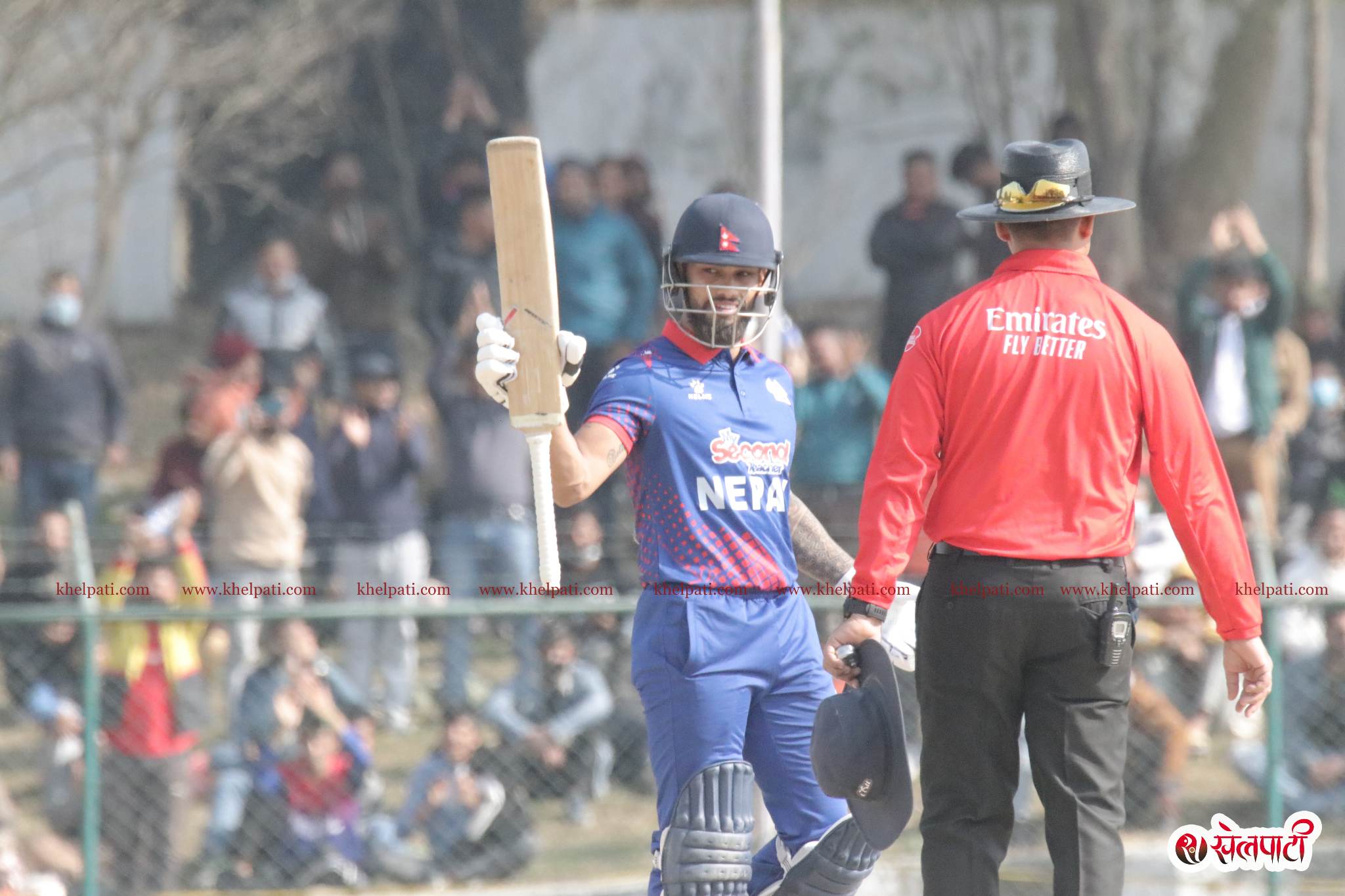 नामिबियाविरुद्ध कुशलको अर्धशतक