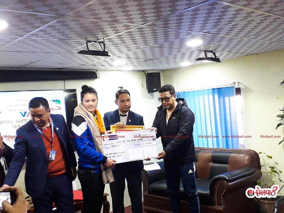 सेन्ट्रल जोन विजेता खेलाडीलाई गण्डकी सरकारको सम्मान